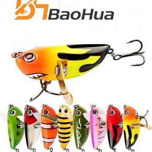 6cm 12.5g Popper Baits Topwater Hard Bait 8 Colors Floating Popper Lures Saltwater 6cm 12.5g Crank Baits Fishing Lure