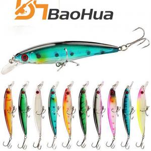 Factory Custom 90MM 6.5G UV Effect Hard Minnow Fishing Lure Sea Bass Trout Saltwater Fishing - 副本 - 副本