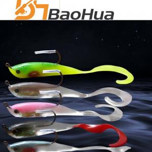 High Quality New 16g 120mm Soft Plastic Fishing Bait Lure Artificial Copper and Metal Fishing Lure for River Lake and Stream