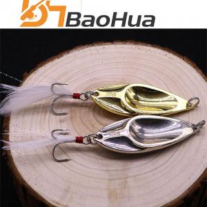 Wholesale custom fish spoon 10g 15g 20g metal jig lure metal lead lure for saltwater fishing 