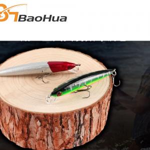 Factory Custom 90MM 6.5G UV Effect Hard Minnow Fishing Lure Sea Bass Trout Saltwater Fishing - 副本