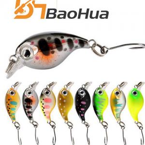 High Quality Sea Fishing Artificial Floating Crank Bass Bait Hard Bait Fishing Lures Saltwater Crankbait 2.1g 36mm
