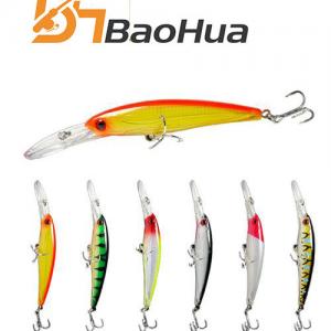 High Quality 170mm Deep Diving Fishing Bait Hard Plastic Minnow Fishing Lure for Sea Fishing