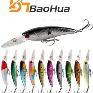 9cm 8g Long Shot Submerged Pencil Hard Fishing Lure 10 Colors Artificial Hard Bait With Hooks