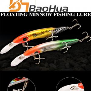 Wholesale BHA05418cm 28g Long Casting ABS Hard Plastic Baits Big Minnow Fishing Lures