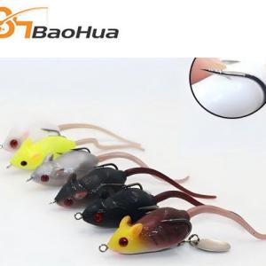 2026 new Fishing Lures Soft Rubber Mouse Fishing Lures Baits 4.5CM 10.5G Topwater Tackle Hooks Bass Bait