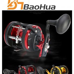 New art fish Model Saltwater Fishing Reel rocket system Drum Trolling Reel 3+1BB Sea Drum Boat 30 40 Trolling Reel